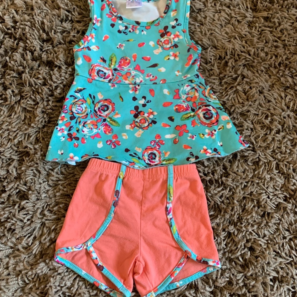 0-6 boutique two piece outfit